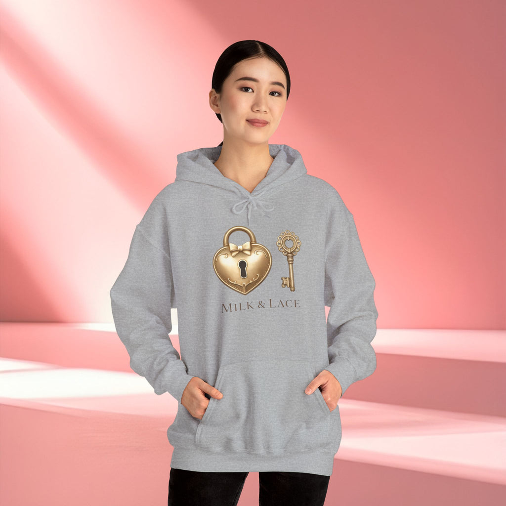 Gold Romantic Graphic Hoodie