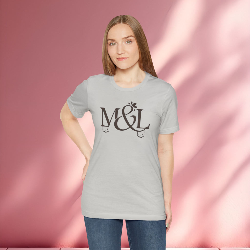 Romantic Feminine Brown Tee — Romance Graphic T-Shirt