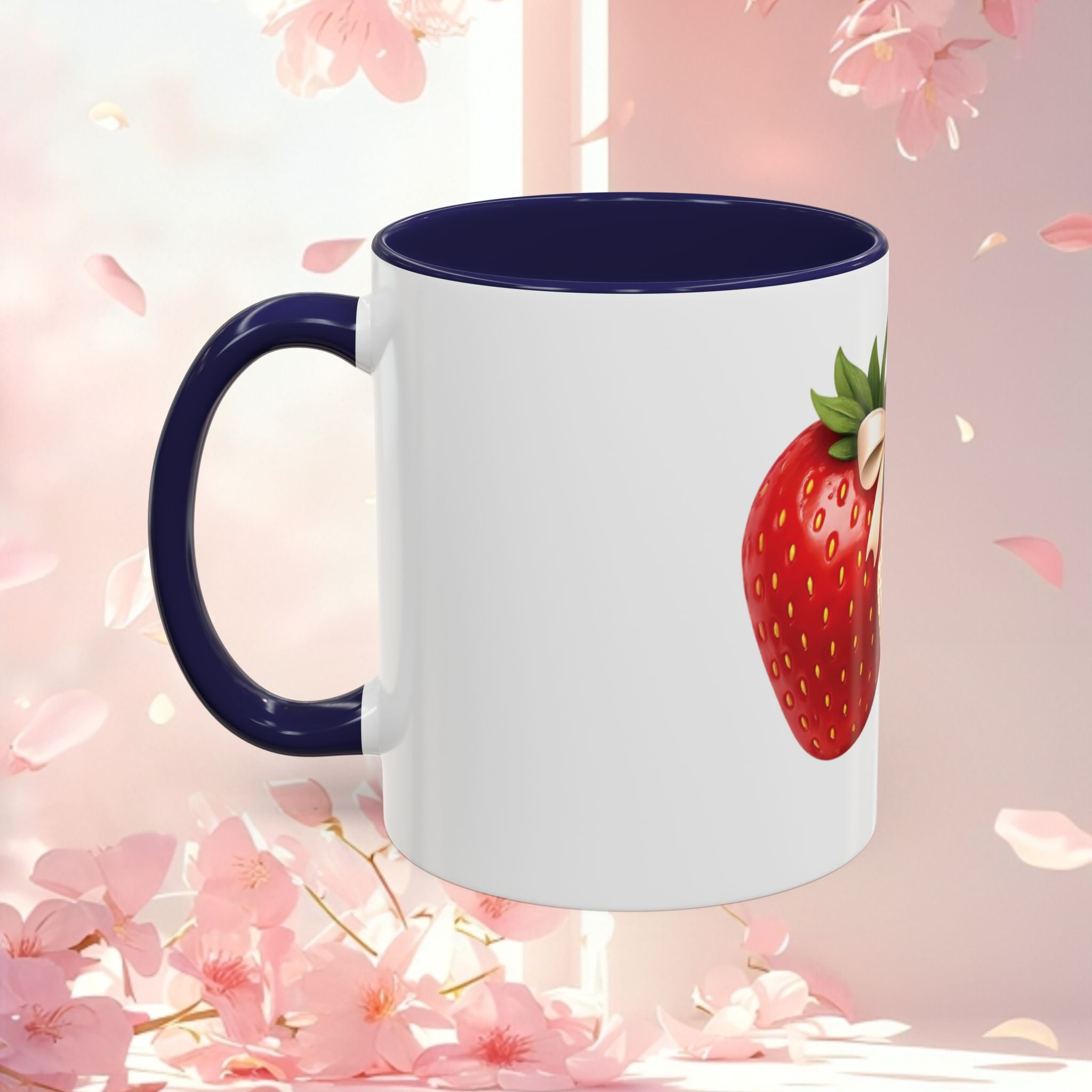 Vintage Hand-Drawn Accent Coffee Mug — Sweet Retro Artwork (11/15oz)