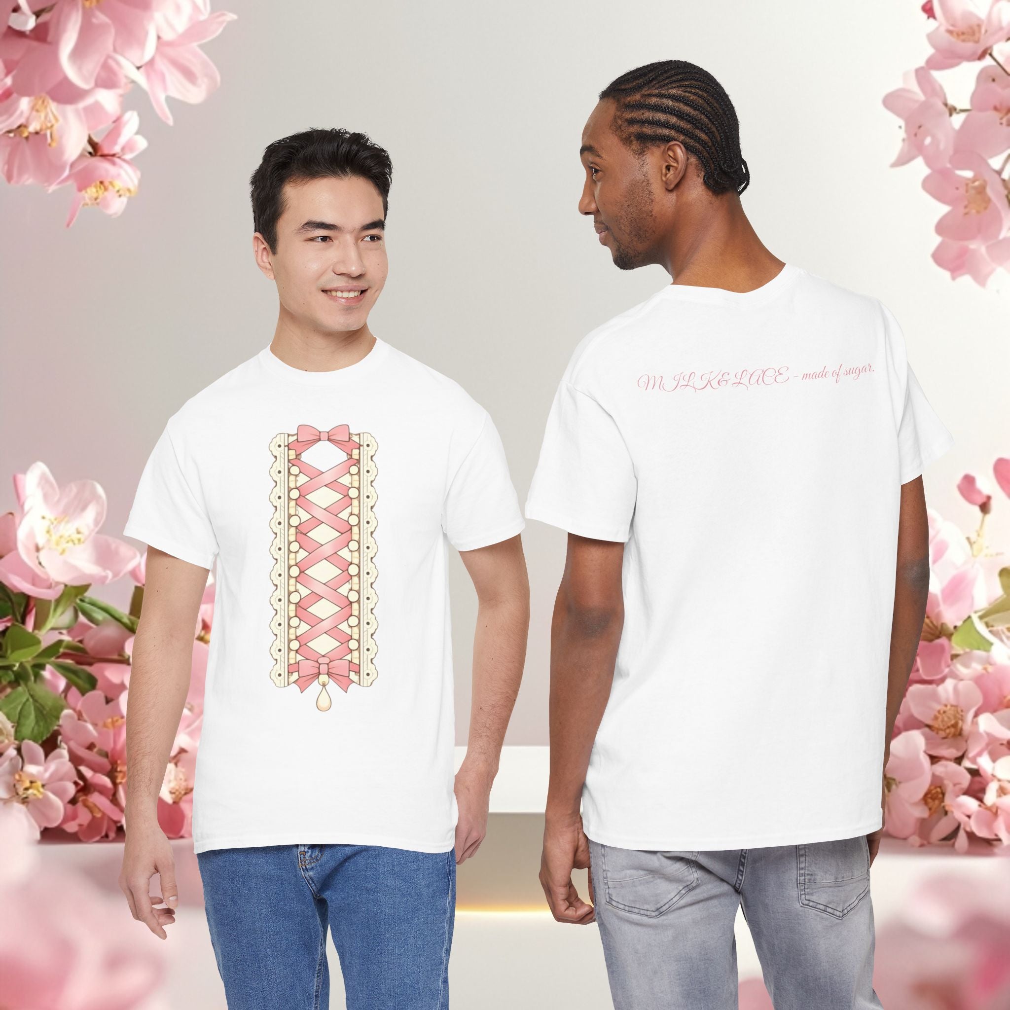 Pink Corset Ribbon T-Shirt