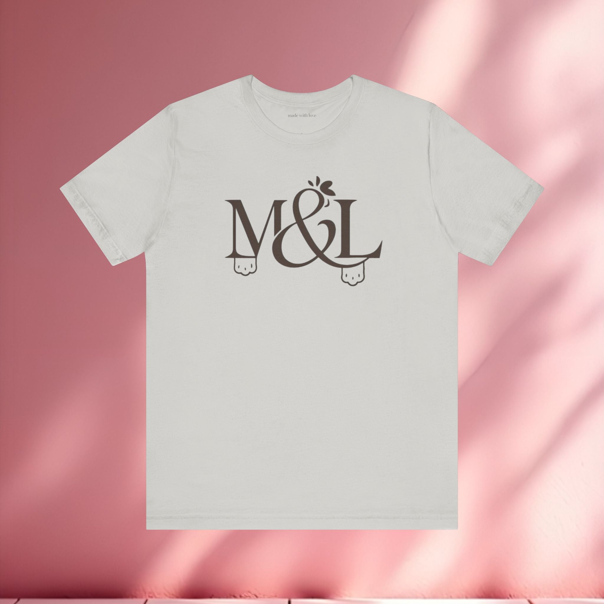 Romantic Feminine Brown Tee — Romance Graphic T-Shirt