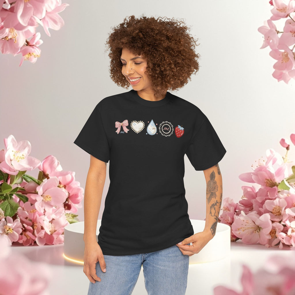 Pastel Cute Icons T-Shirt — Cute Pastel Icon Graphic Tee