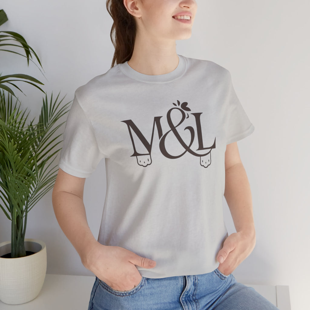 Romantic Feminine Brown Tee — Romance Graphic T-Shirt