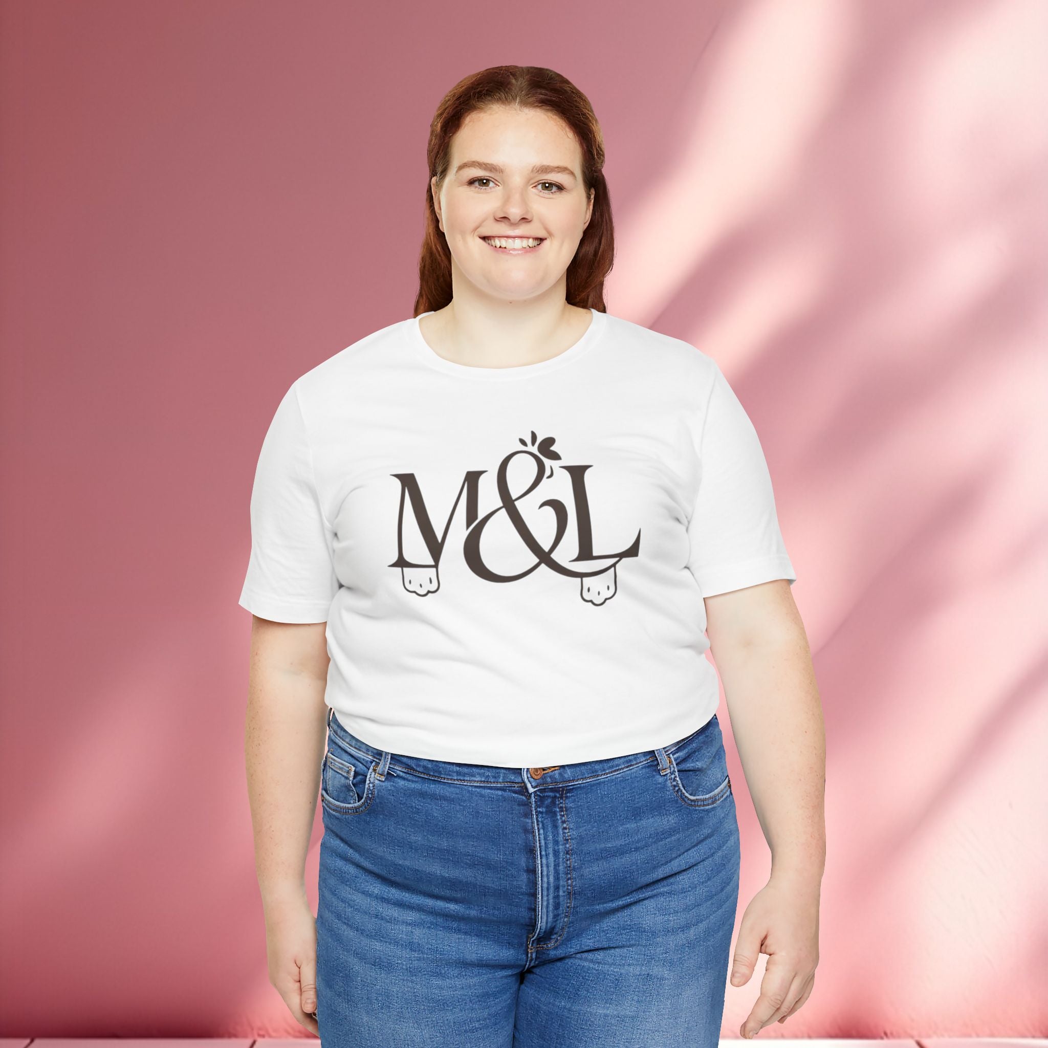 Romantic Feminine Brown Tee — Romance Graphic T-Shirt