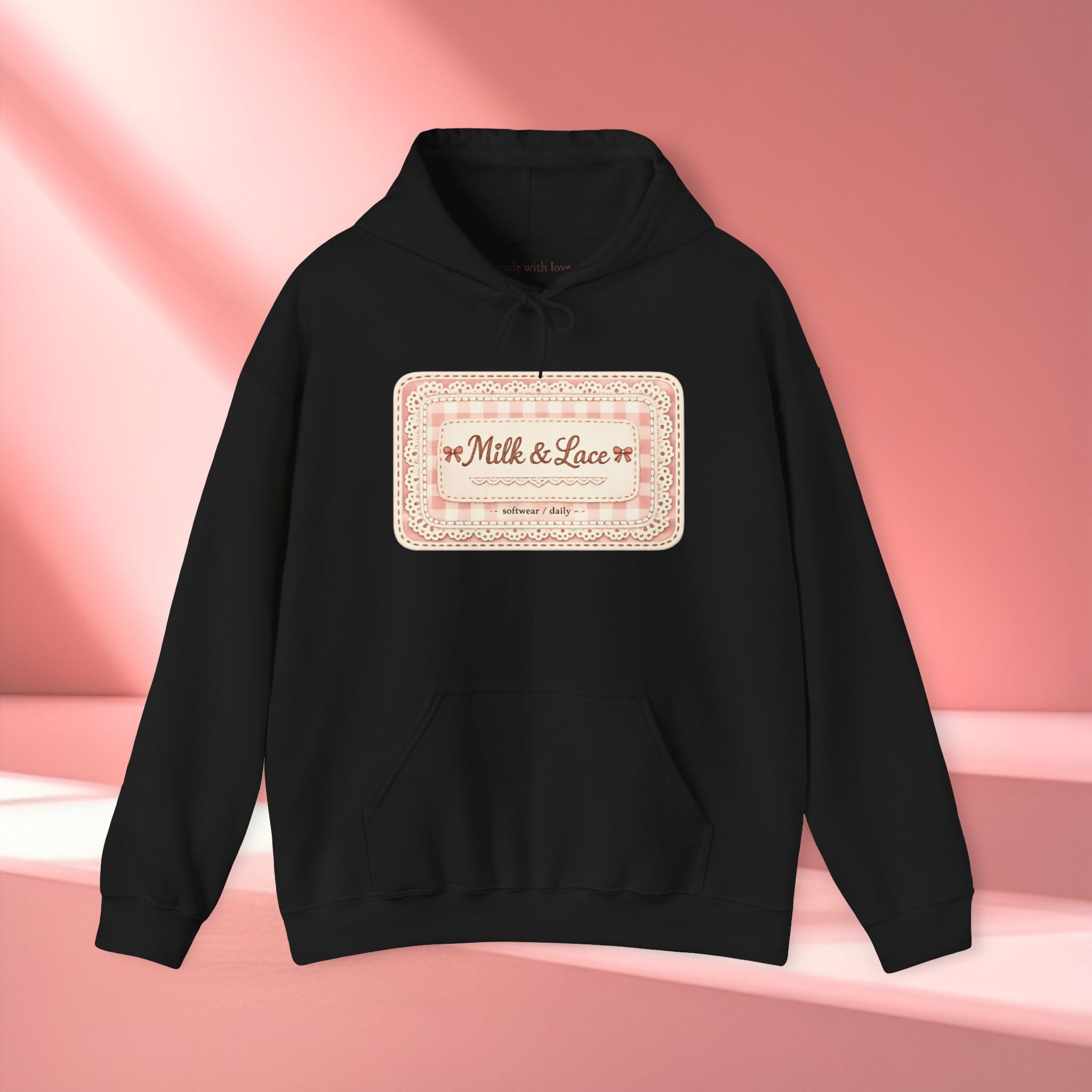 Vintage Floral Decorative Hoodie — Retro Flower Print Hooded Sweatshirt