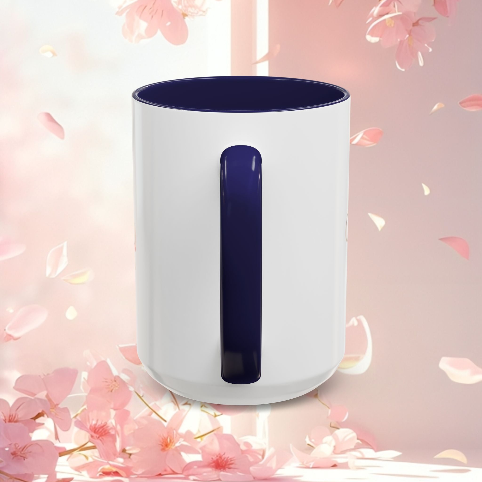 Charming Feminine Accent Coffee Mug — Soft, Elegant 11/15 oz