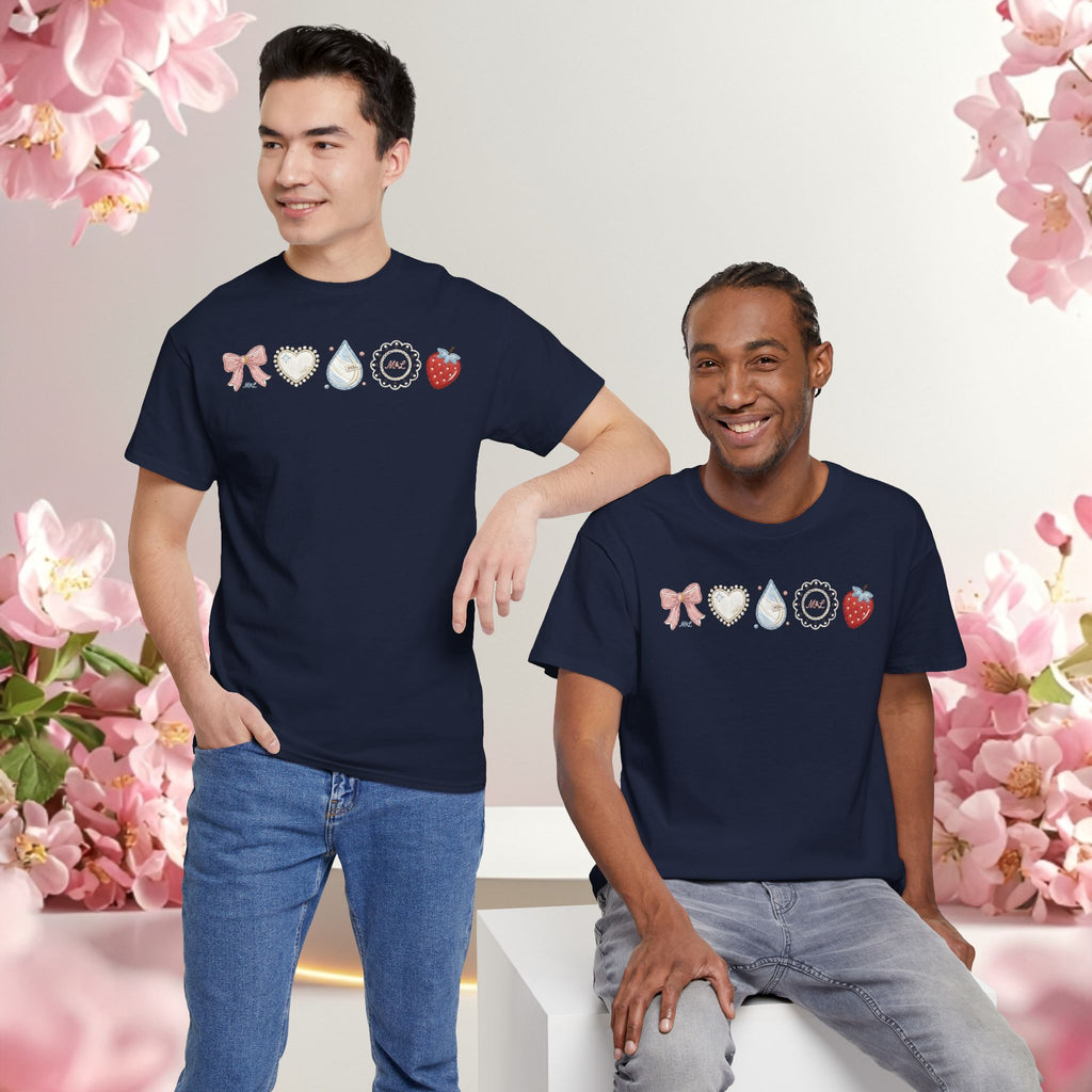 Pastel Cute Icons T-Shirt — Cute Pastel Icon Graphic Tee