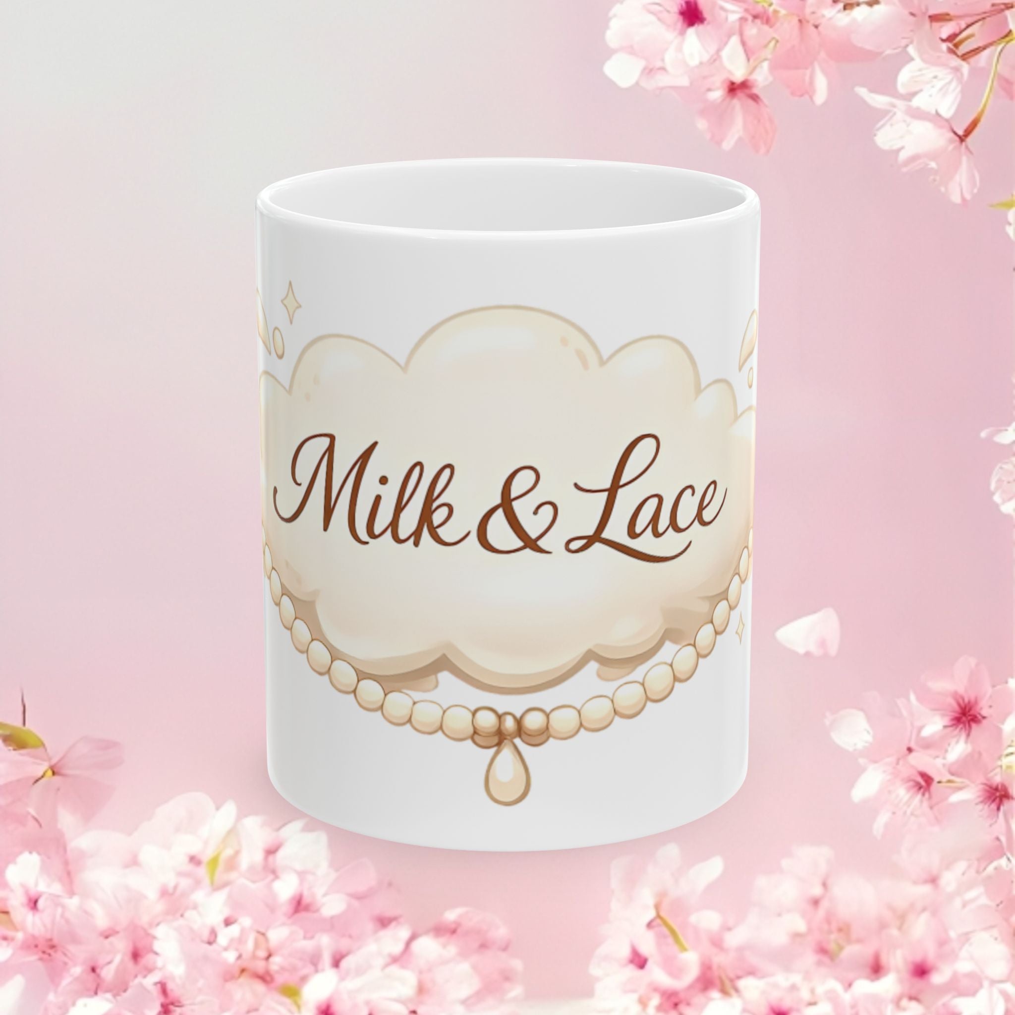 Vintage Elegant Script Ceramic Mug — Classic Script Design (11oz & 15oz)