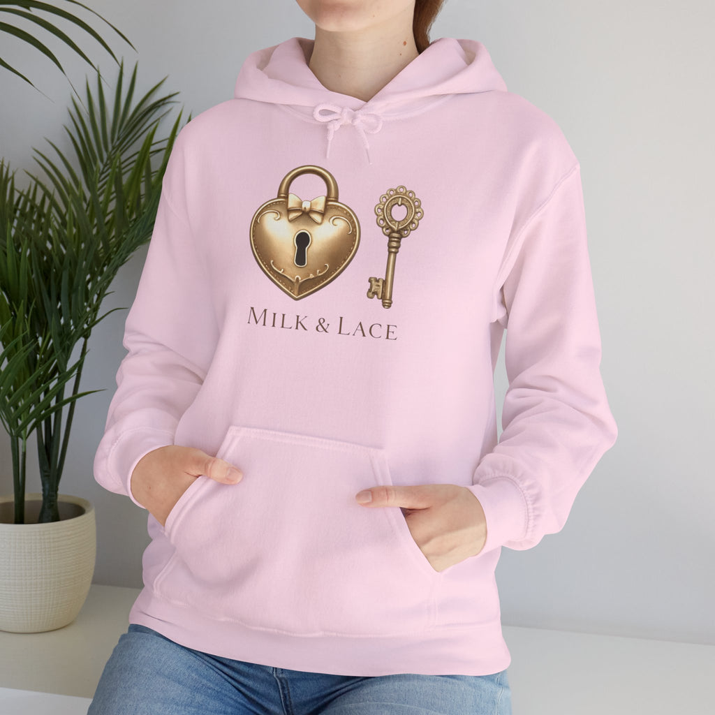 Gold Romantic Graphic Hoodie