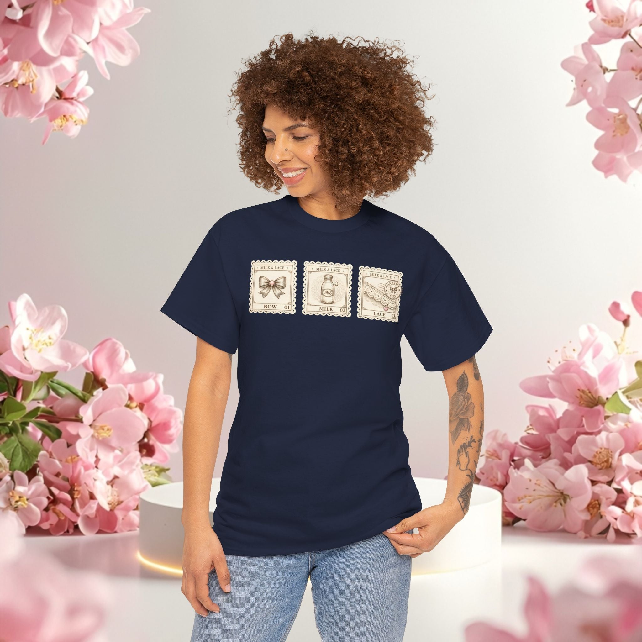 Vintage Botanical Stamp T-Shirt