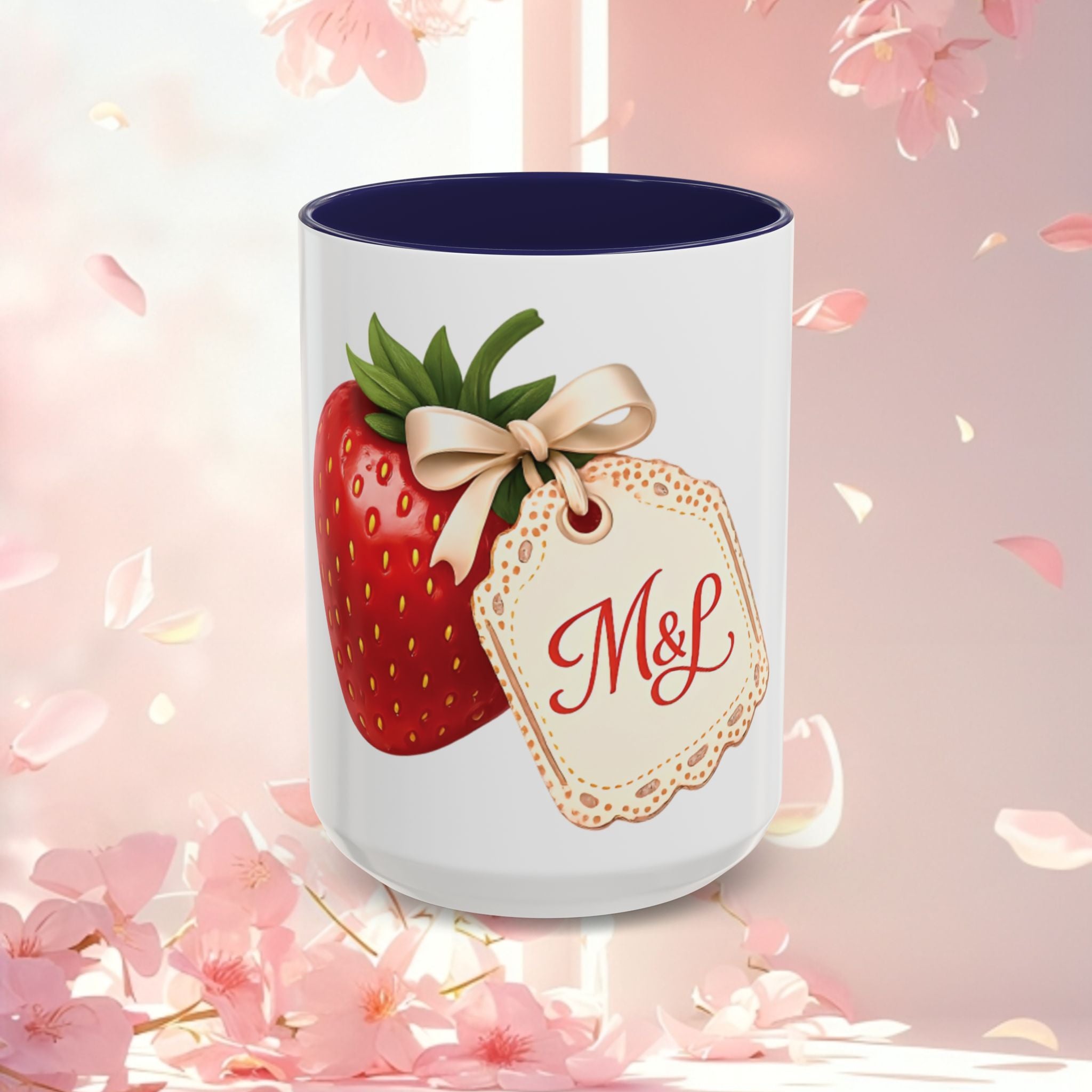 Vintage Hand-Drawn Accent Coffee Mug — Sweet Retro Artwork (11/15oz)