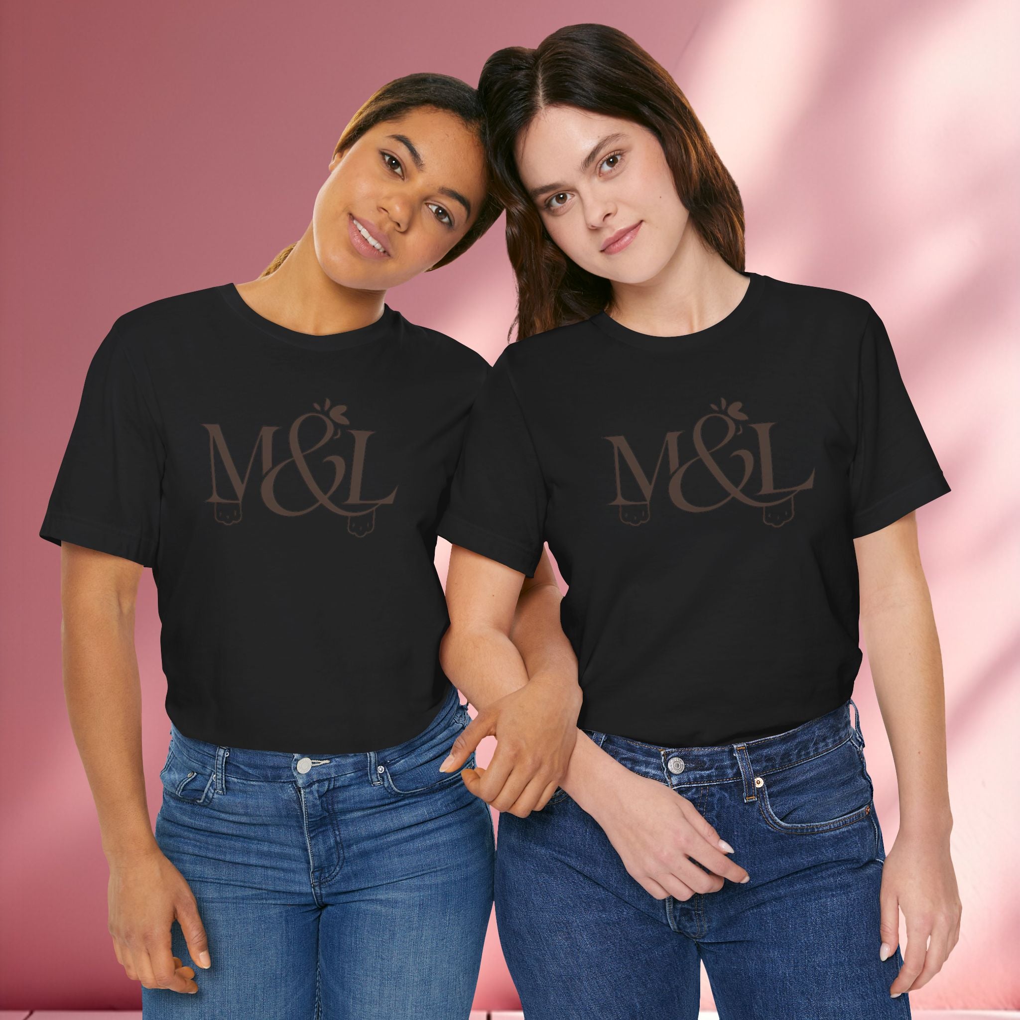 Romantic Feminine Brown Tee — Romance Graphic T-Shirt