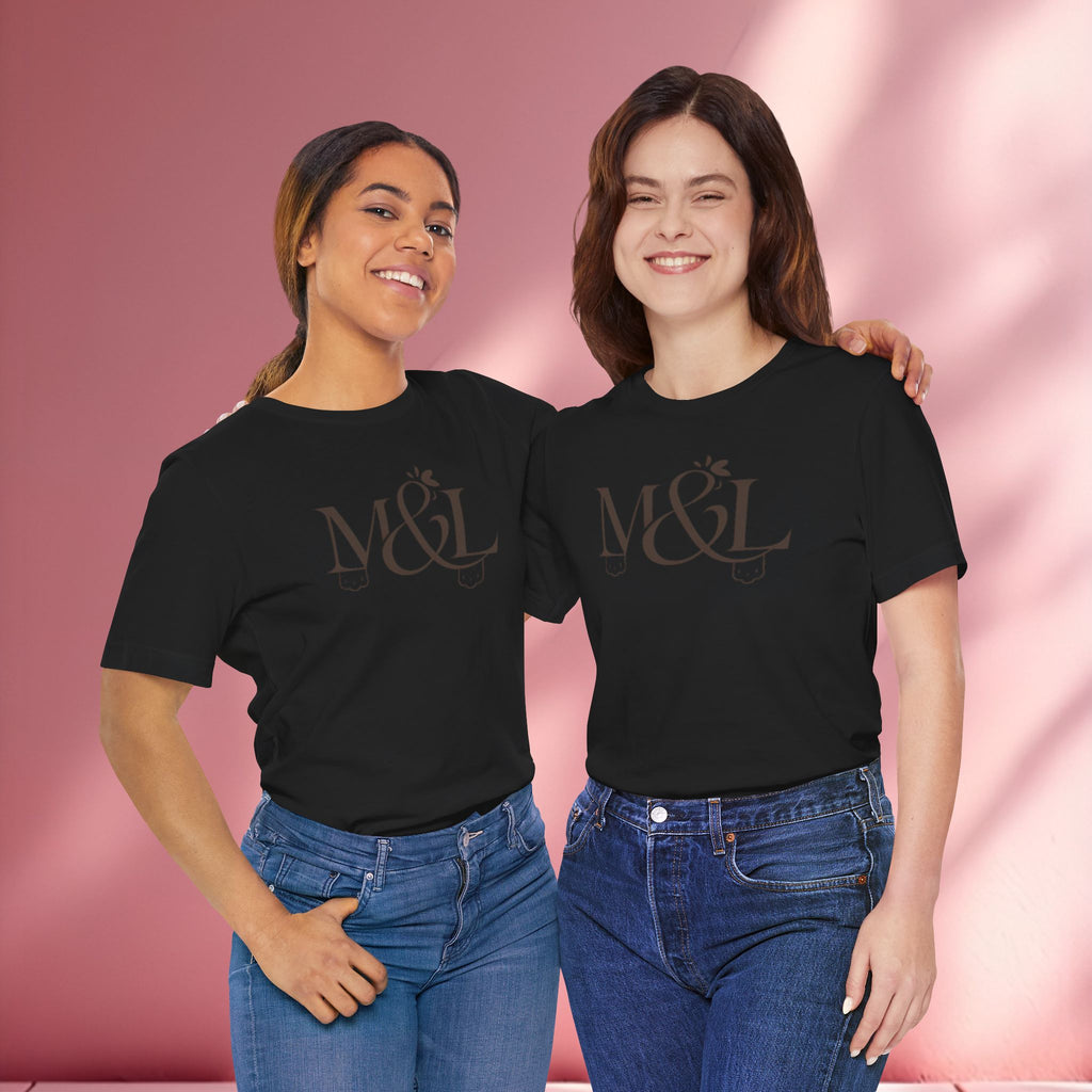 Romantic Feminine Brown Tee — Romance Graphic T-Shirt