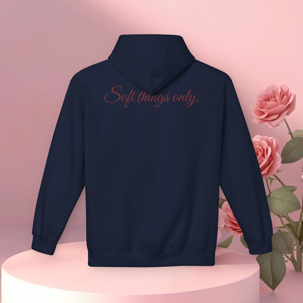 Cozy Floral Fleece Hoodie — Soft, Floral Comfort