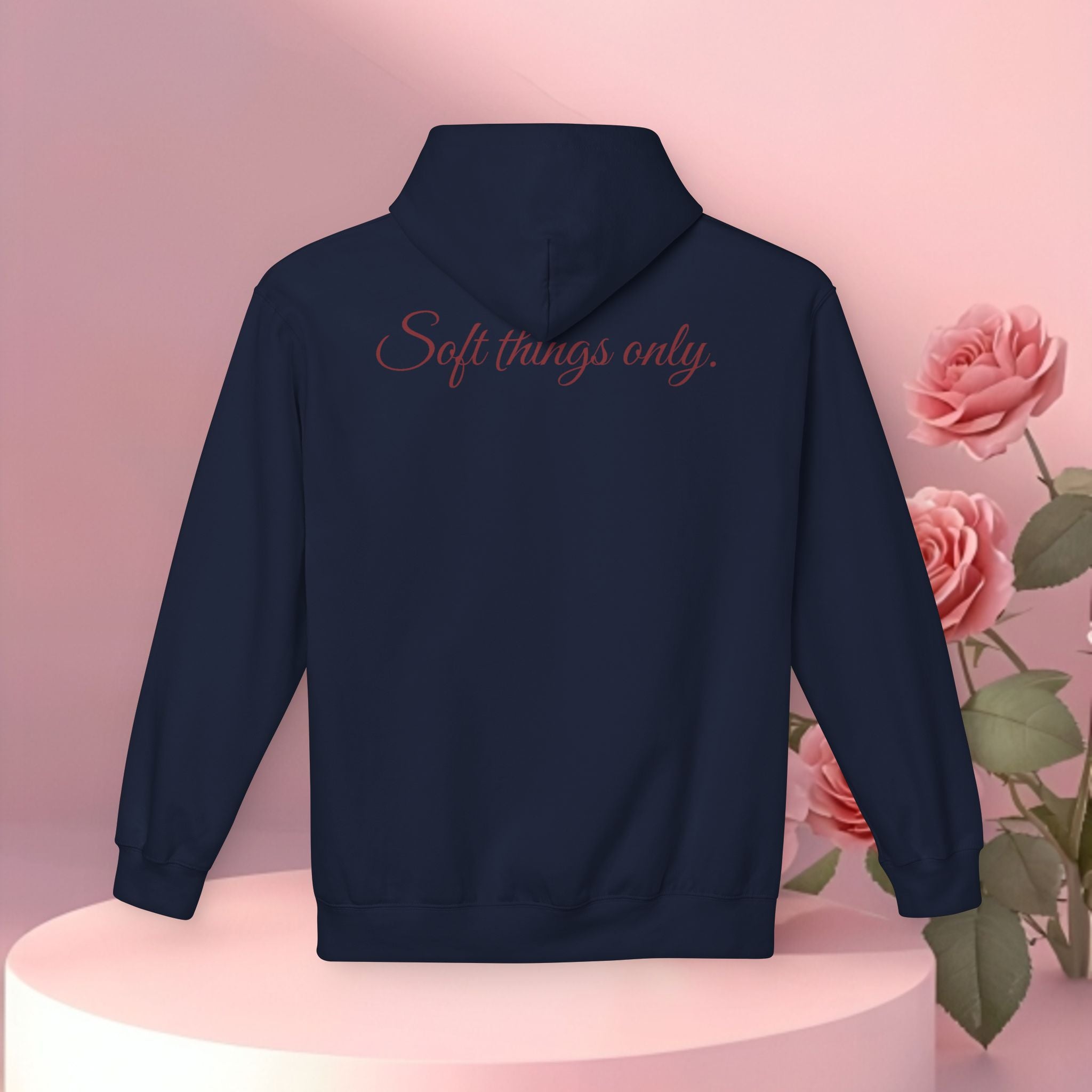 Cozy Floral Fleece Hoodie — Soft, Floral Comfort