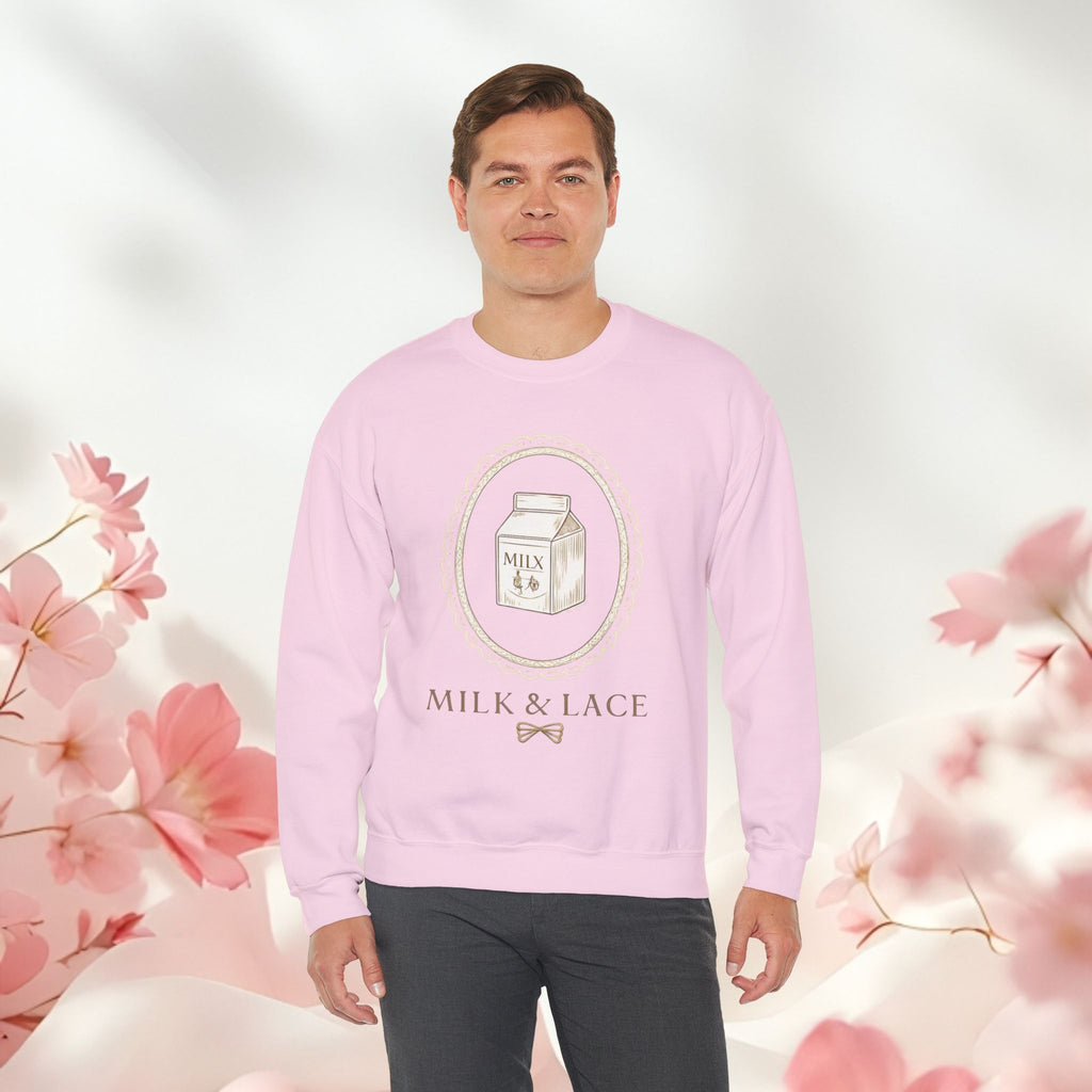 Pastel Graphic Crewneck Sweatshirt — Soft Pastel Cozy Comfort
