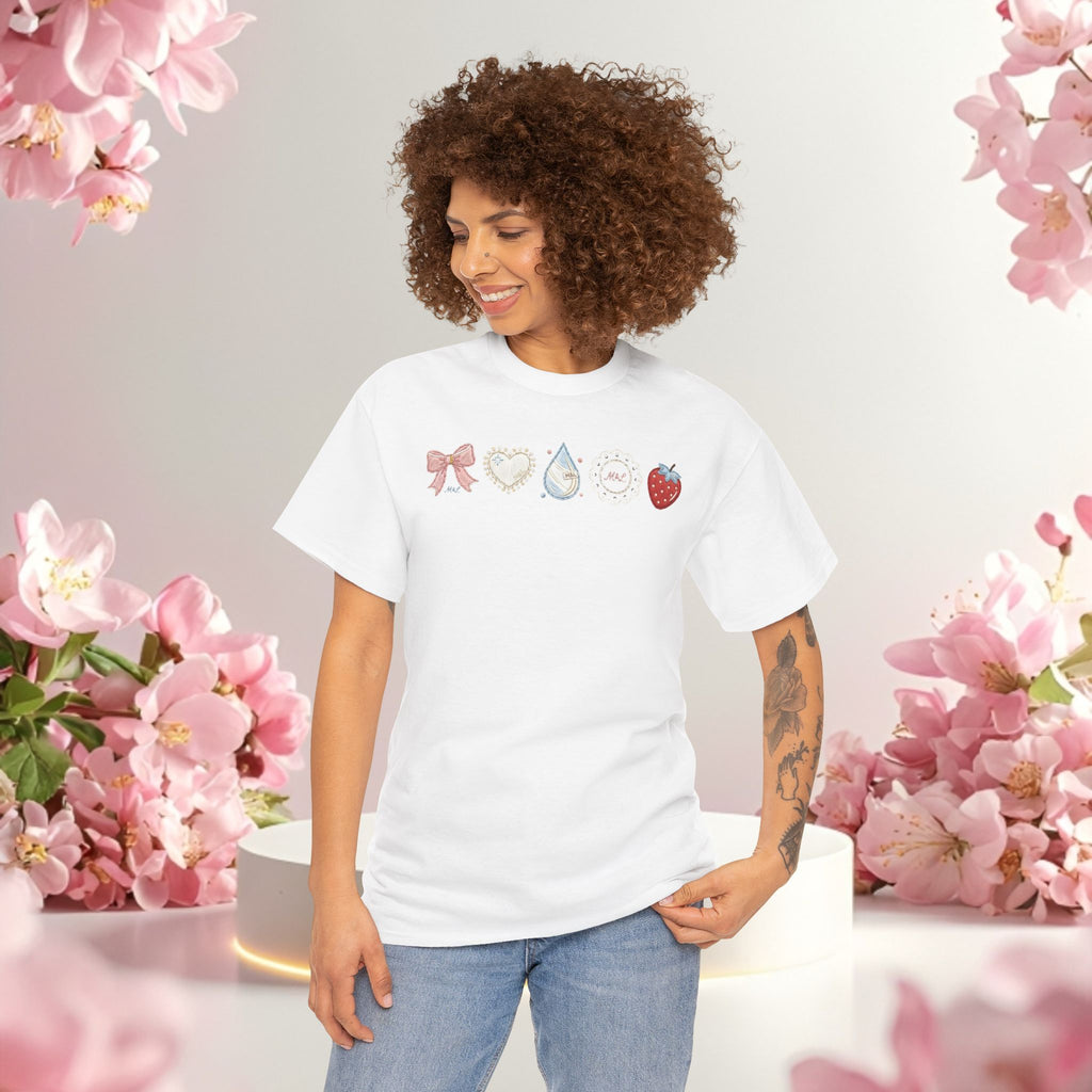 Pastel Cute Icons T-Shirt — Cute Pastel Icon Graphic Tee