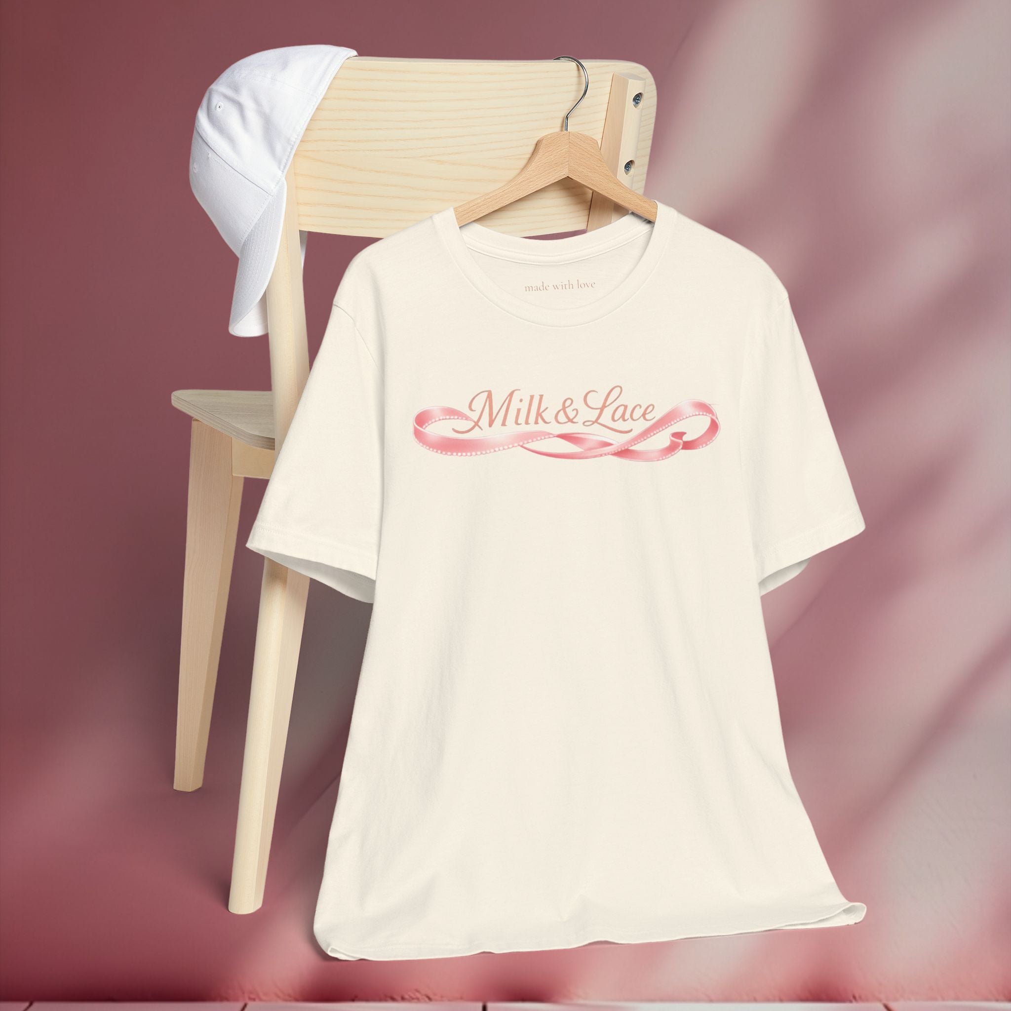 Casual Pink Graphic T-Shirt — Women's Casual Pink Tee