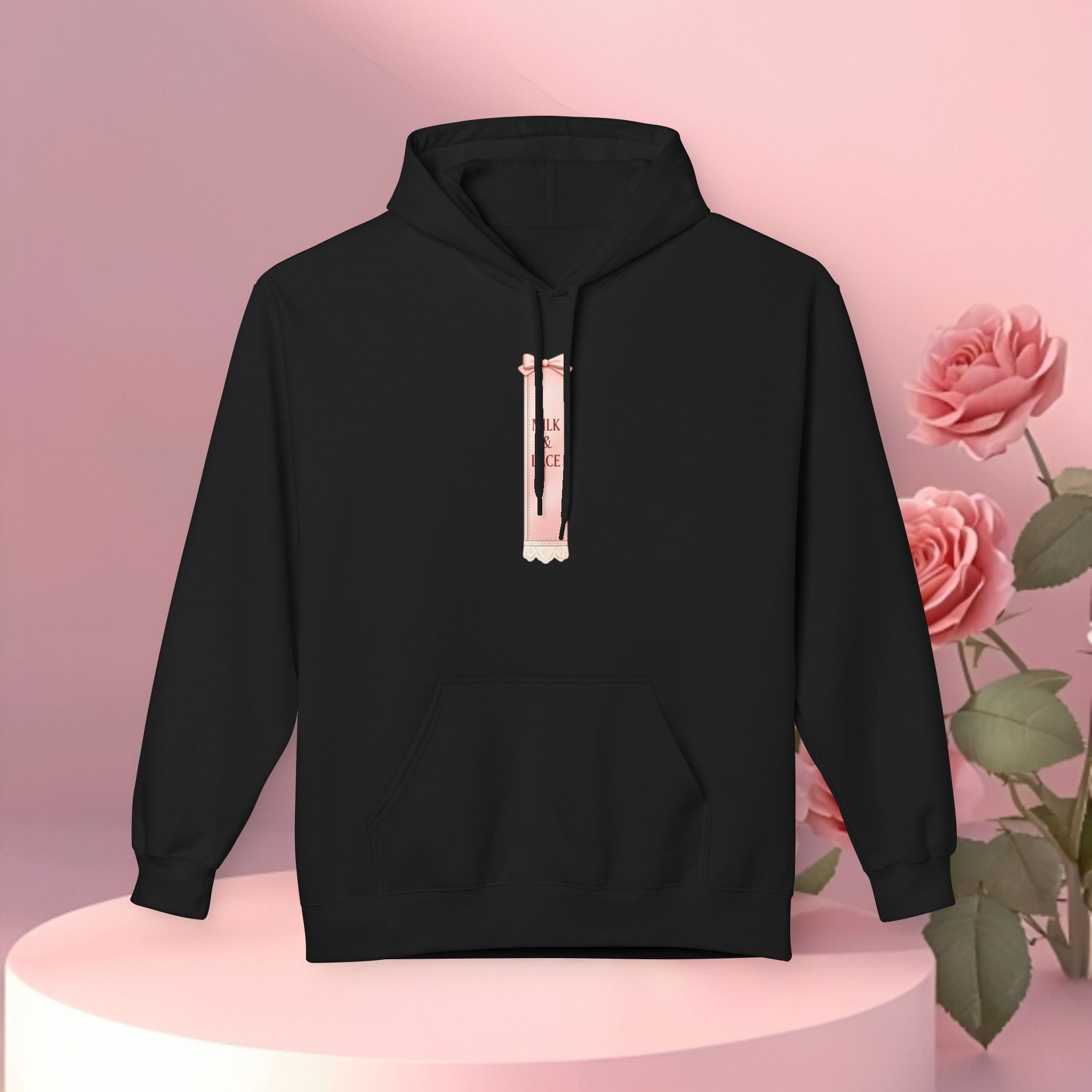 Pink Minimalist Feminine Hoodie