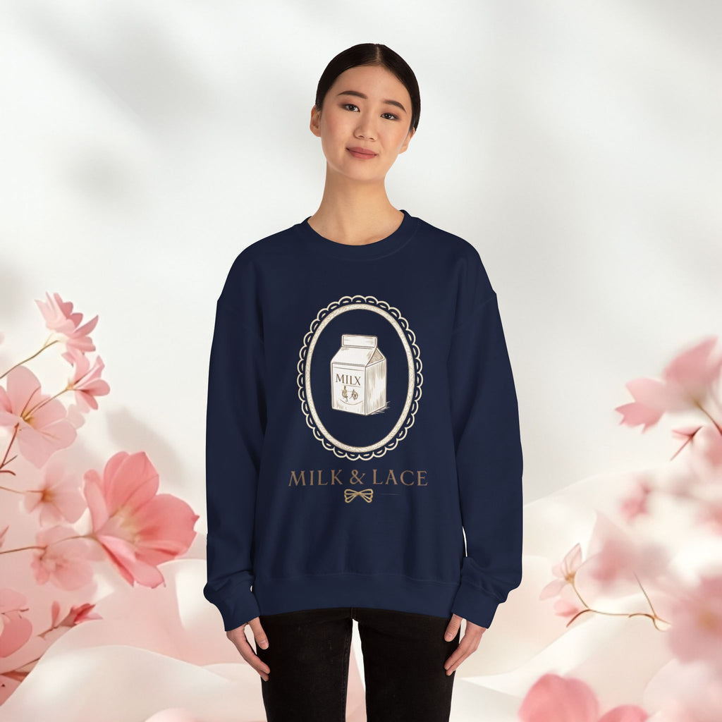 Pastel Graphic Crewneck Sweatshirt — Soft Pastel Cozy Comfort