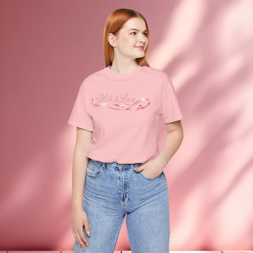 Casual Pink Graphic T-Shirt — Women's Casual Pink Tee