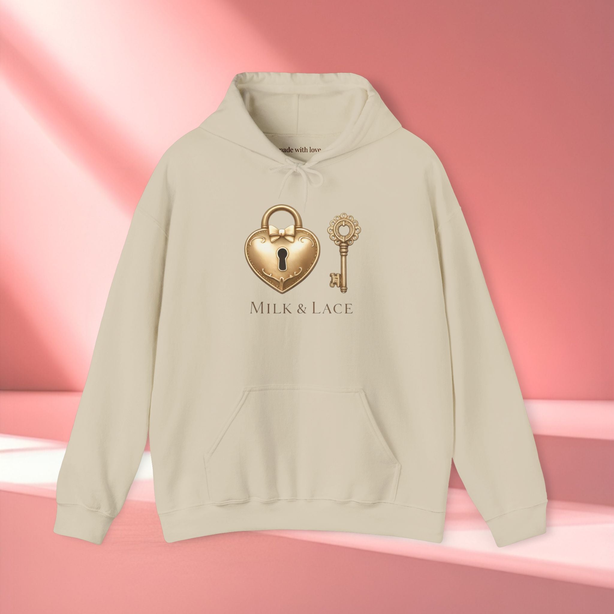 Gold Romantic Graphic Hoodie