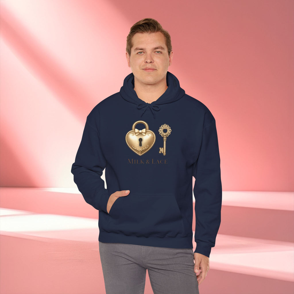 Gold Romantic Graphic Hoodie