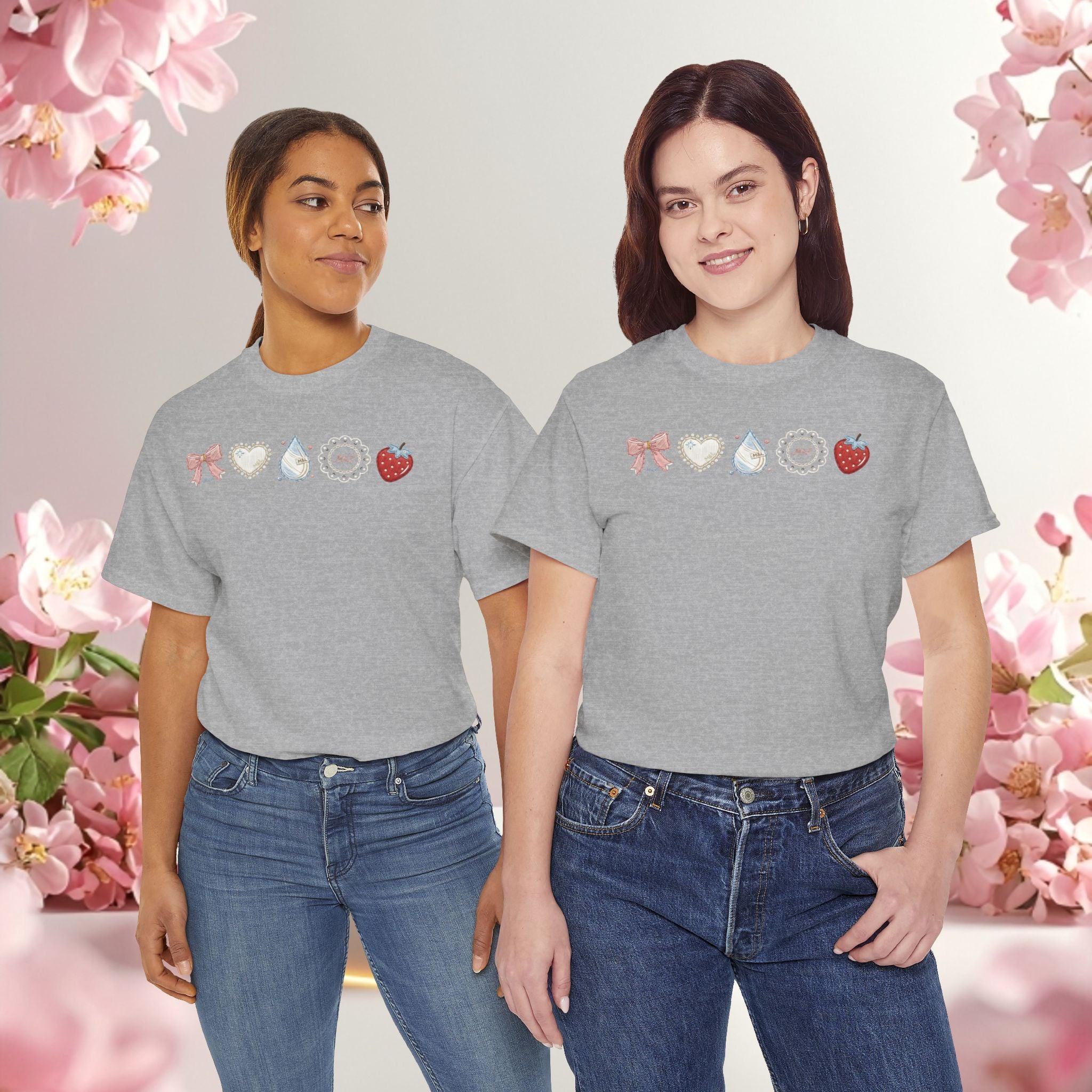 Pastel Cute Icons T-Shirt — Cute Pastel Icon Graphic Tee