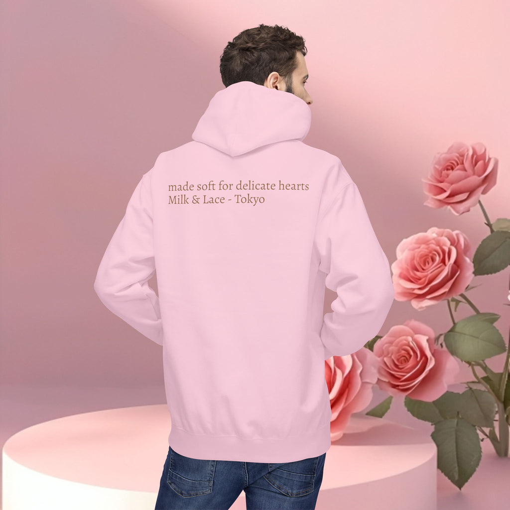 Gold Minimal Graphic Hoodie — Clean Metallic Accent Fleece