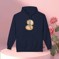 Gold Minimal Graphic Hoodie — Clean Metallic Accent Fleece