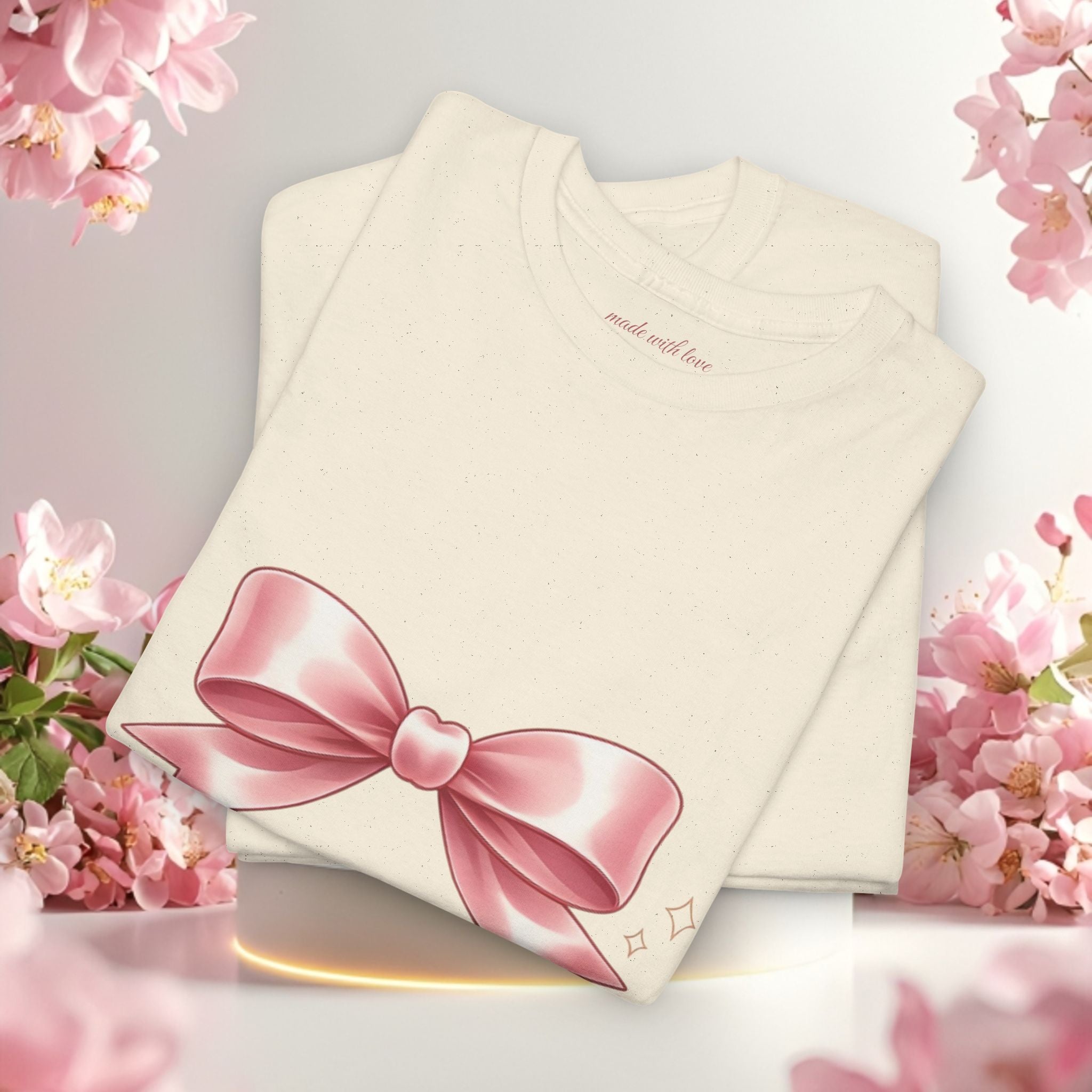 Pink Graphic Tee — Simple Minimalist Design