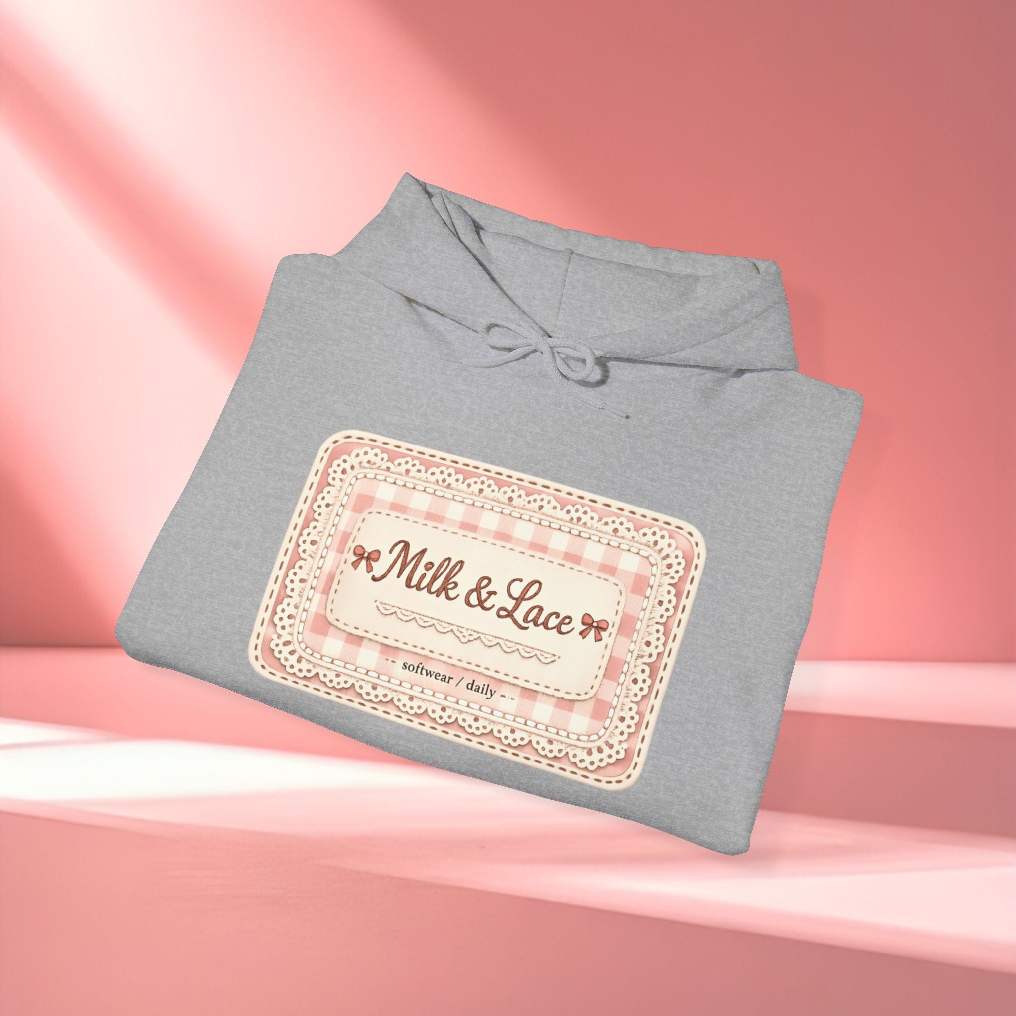 Vintage Floral Decorative Hoodie — Retro Flower Print Hooded Sweatshirt