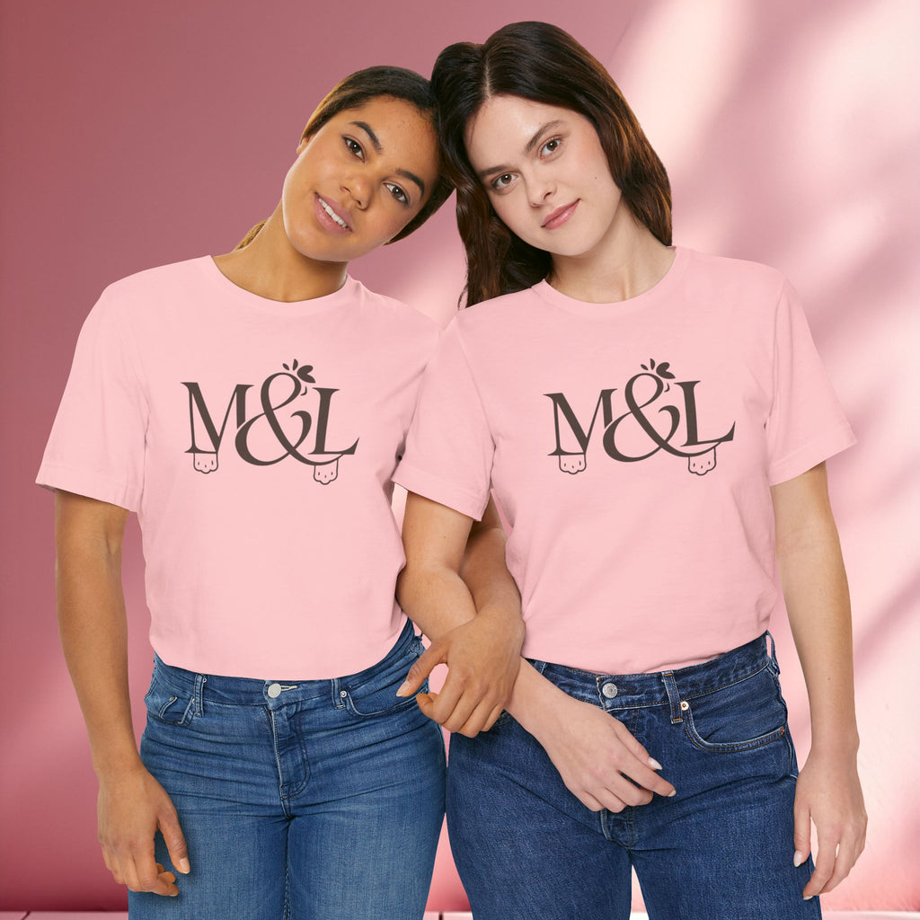 Romantic Feminine Brown Tee — Romance Graphic T-Shirt