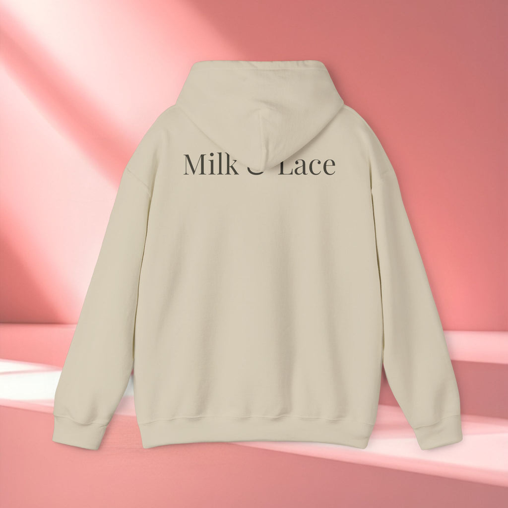 Romantic Delicate Graphic Hoodie — Floral-Inspired Cozy Sweatshirt