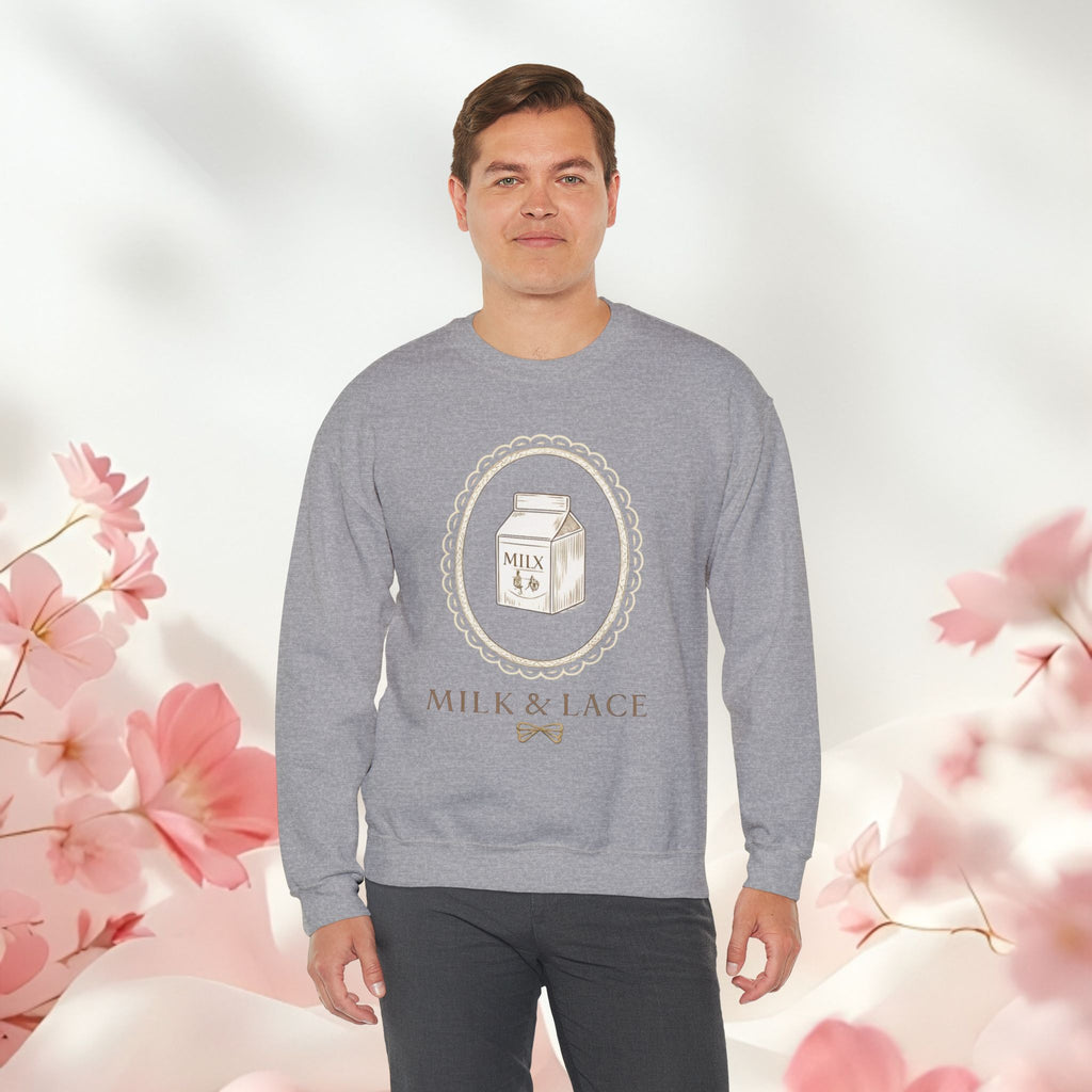 Pastel Graphic Crewneck Sweatshirt — Soft Pastel Cozy Comfort