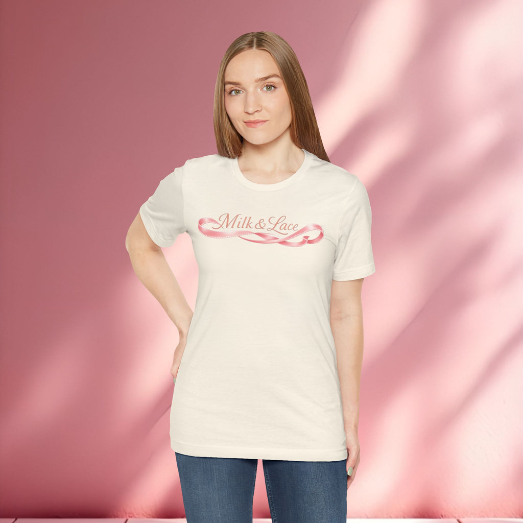 Casual Pink Graphic T-Shirt — Women's Casual Pink Tee