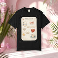Milk & Lace Cute Pastel Sticker Tee — Strawberry Tea Graphic T-Shirt