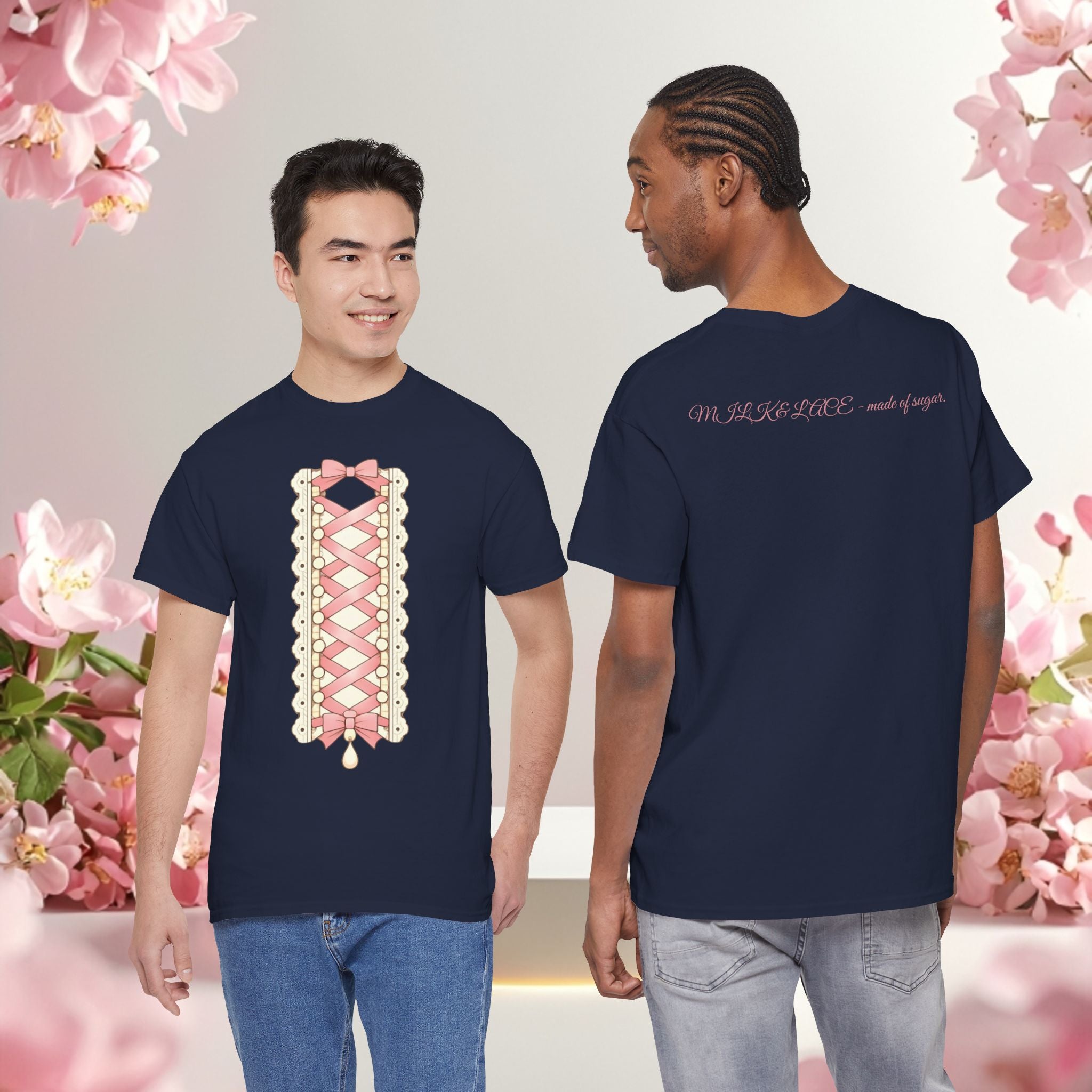 Pink Corset Ribbon T-Shirt