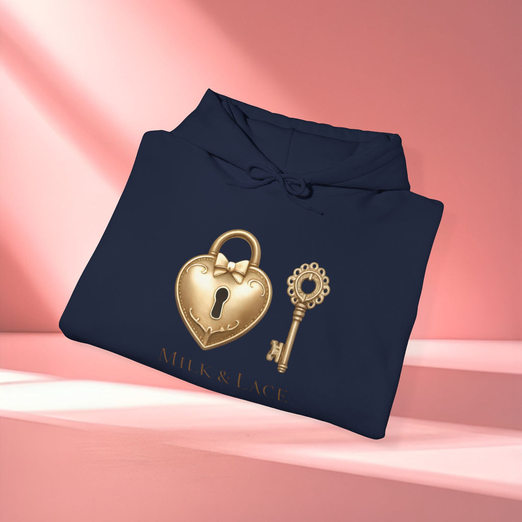 Gold Romantic Graphic Hoodie