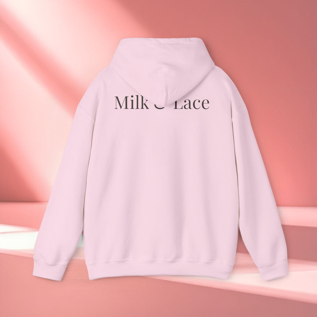 Romantic Delicate Graphic Hoodie — Floral-Inspired Cozy Sweatshirt