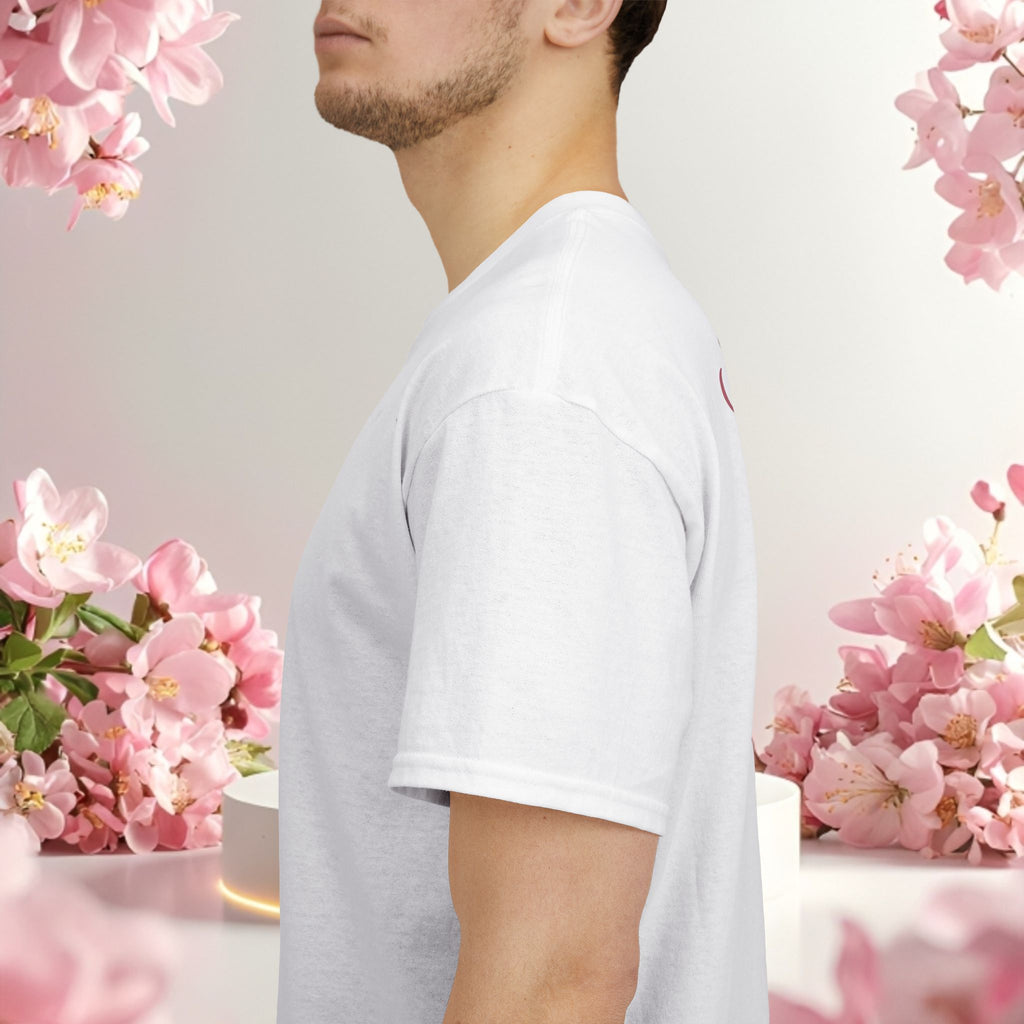 Pink Graphic Tee — Simple Minimalist Design