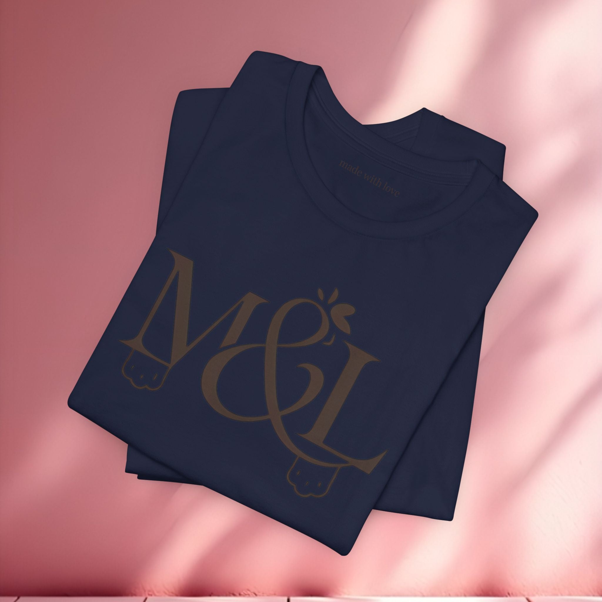 Romantic Feminine Brown Tee — Romance Graphic T-Shirt