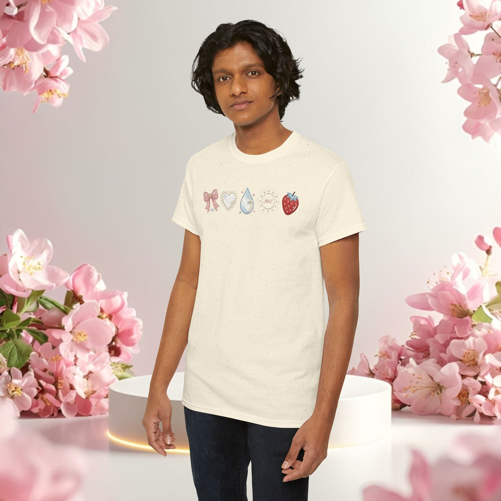 Pastel Cute Icons T-Shirt — Cute Pastel Icon Graphic Tee