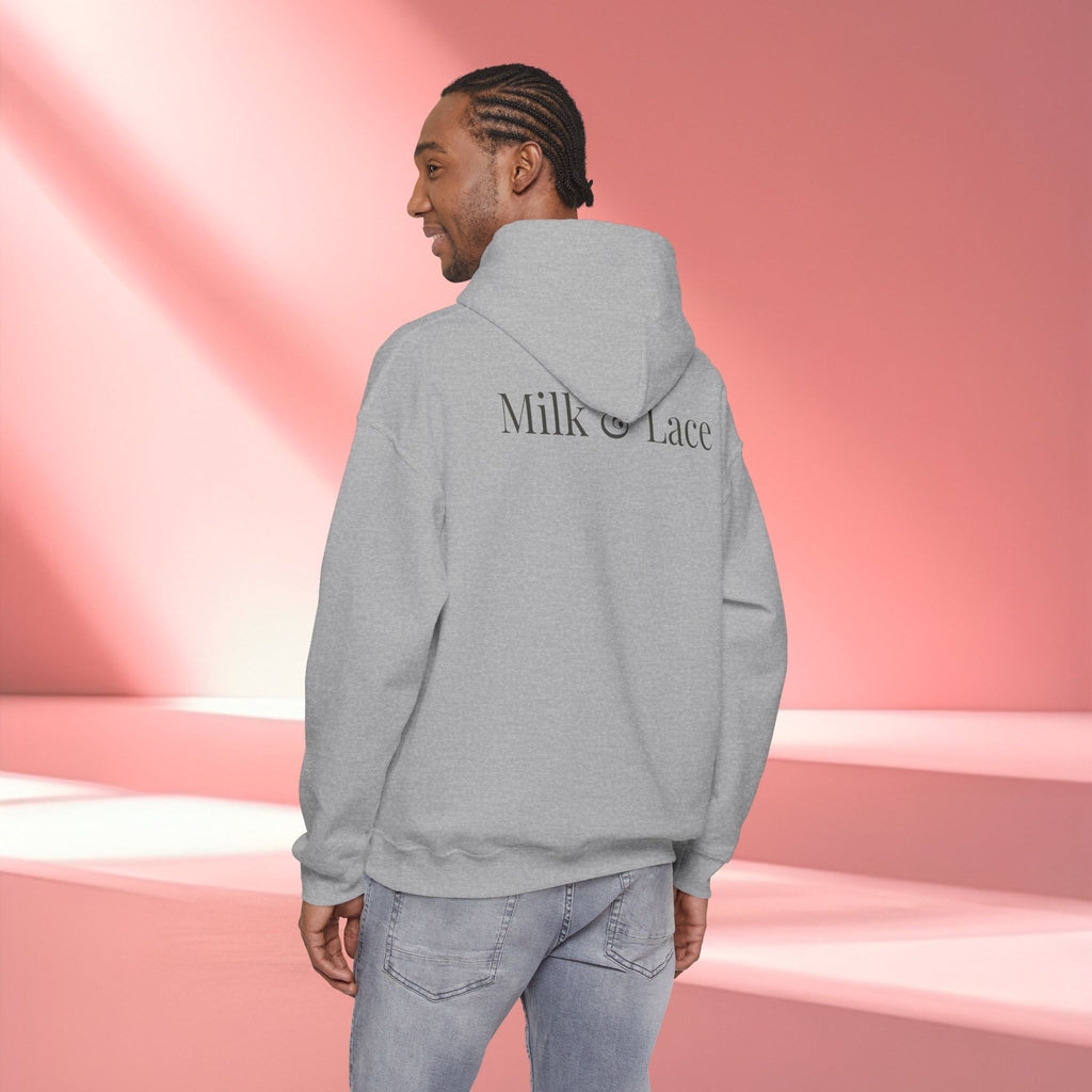 Romantic Delicate Graphic Hoodie — Floral-Inspired Cozy Sweatshirt