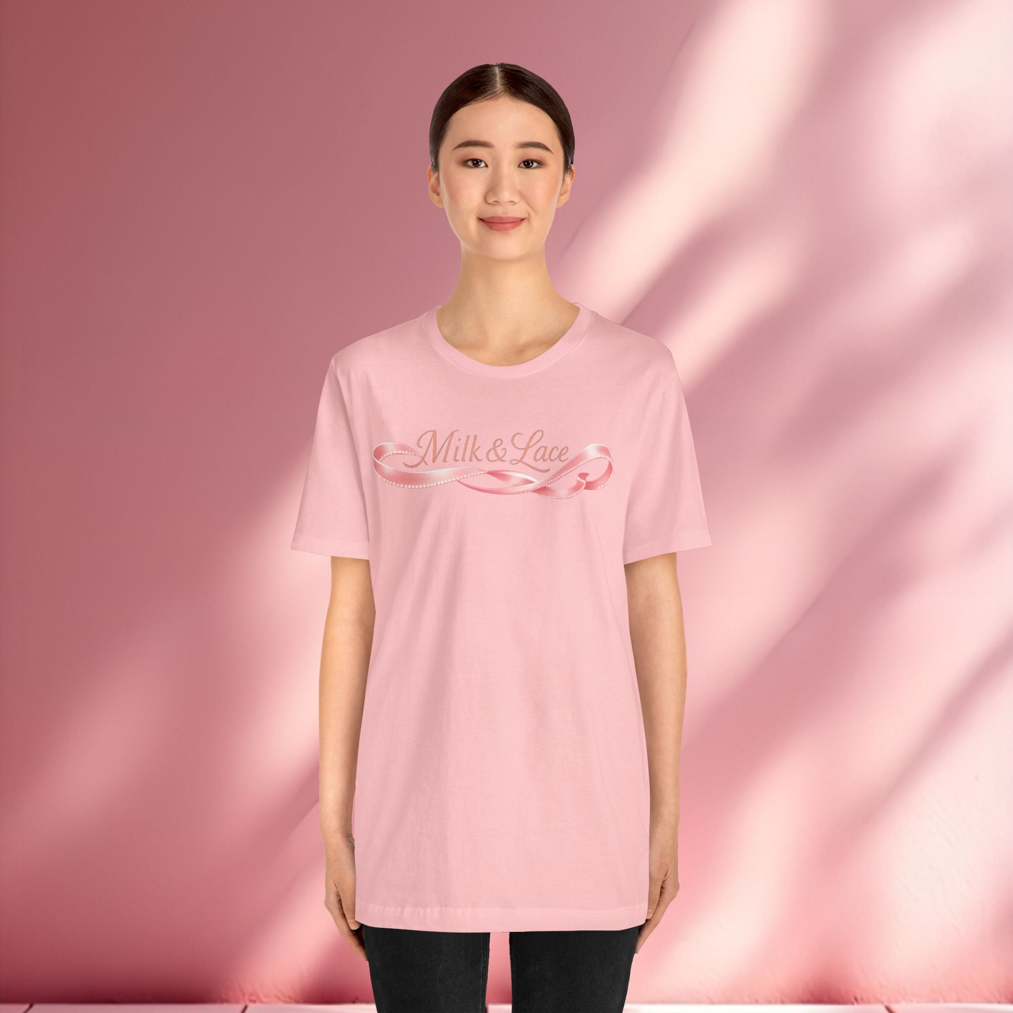 Casual Pink Graphic T-Shirt — Women's Casual Pink Tee