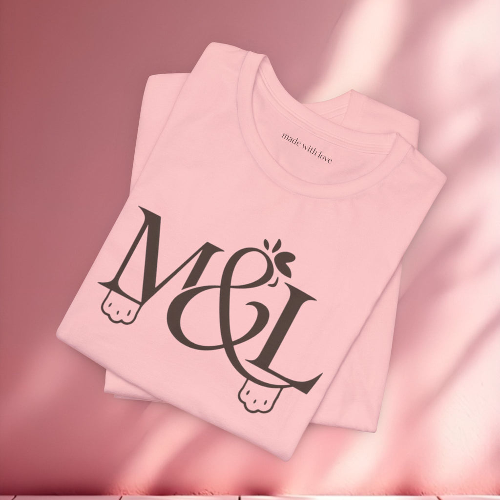 Romantic Feminine Brown Tee — Romance Graphic T-Shirt