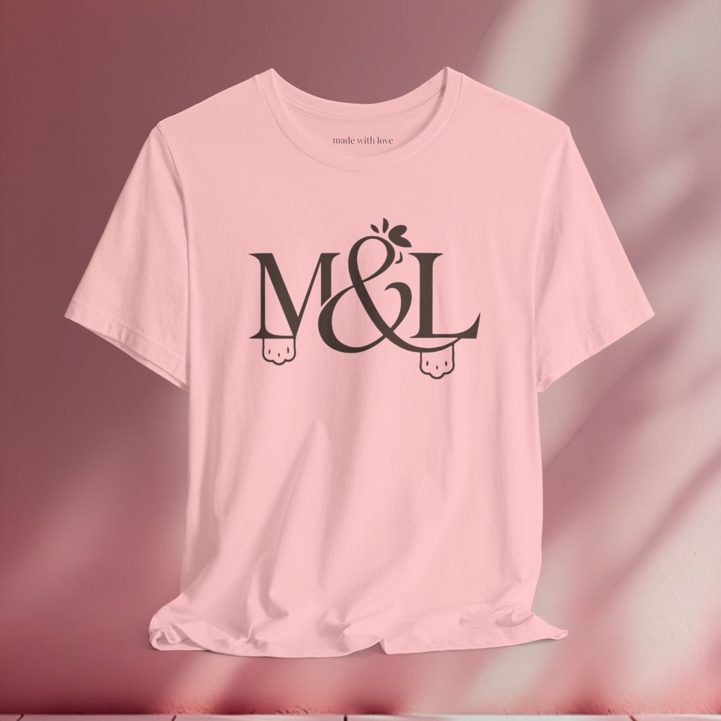 Romantic Feminine Brown Tee — Romance Graphic T-Shirt