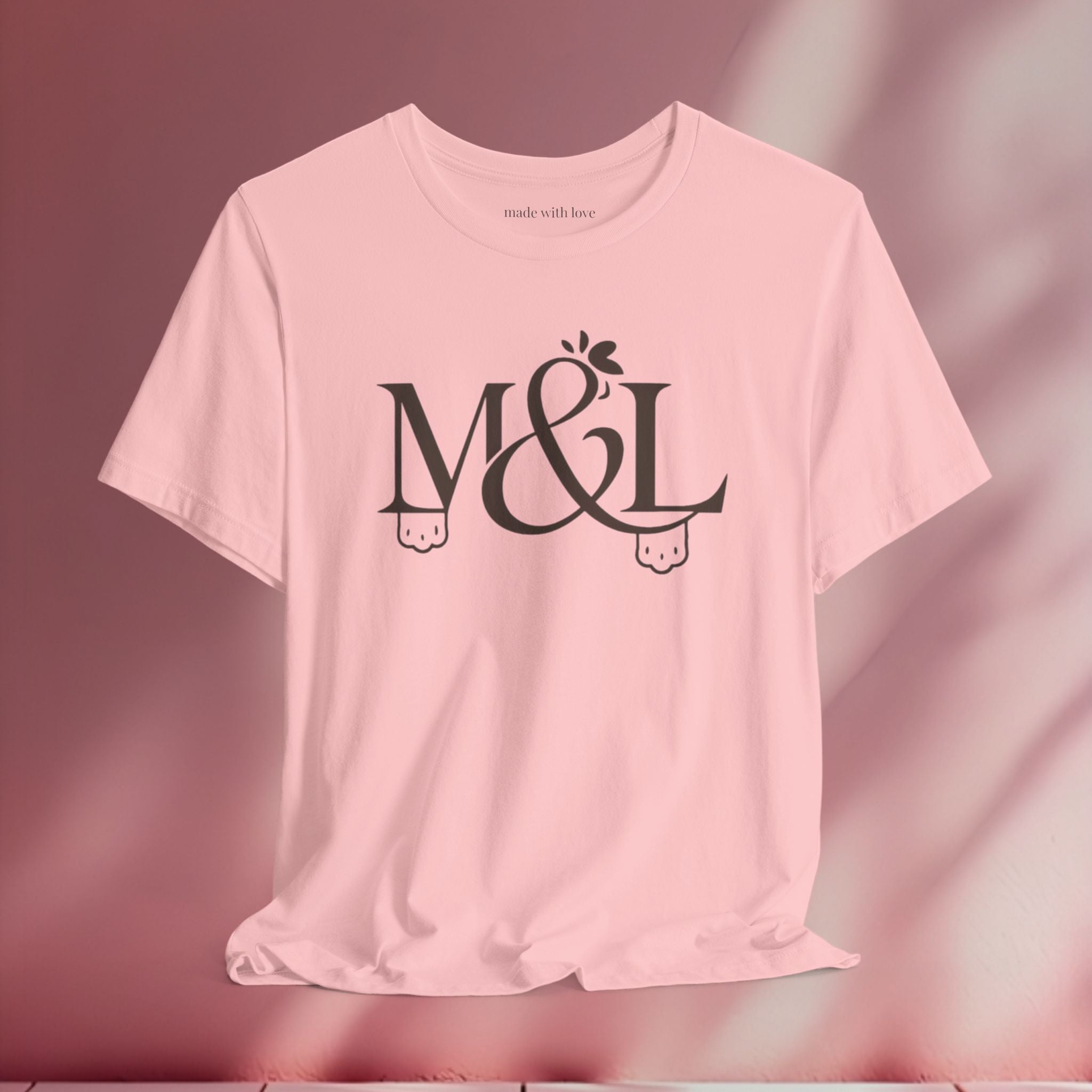 Romantic Feminine Brown Tee — Romance Graphic T-Shirt