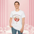 Milk & Lace Strawberry Tee — "Sweet but Deadly" Graphic T-Shirt