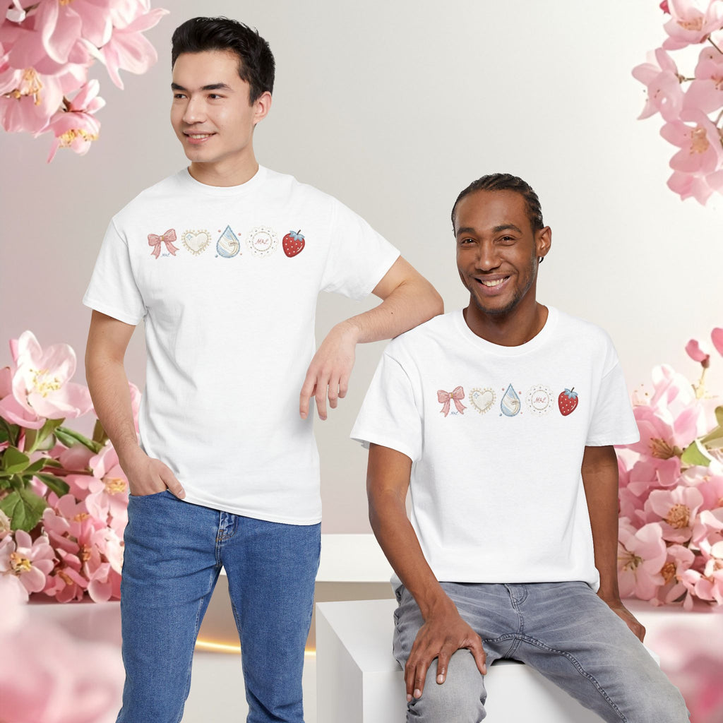 Pastel Cute Icons T-Shirt — Cute Pastel Icon Graphic Tee